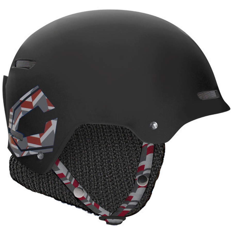 Capix Destroyer Snowboard/Ski Helmet, S/M, Matte Black